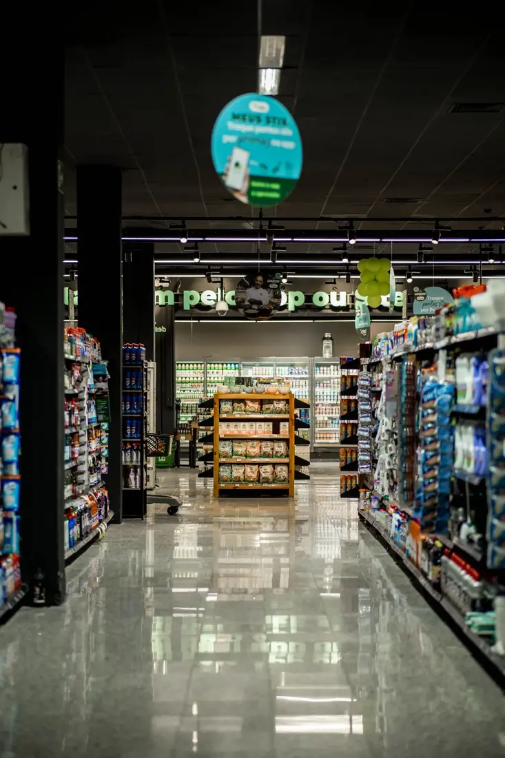 Rayon d’un magasin